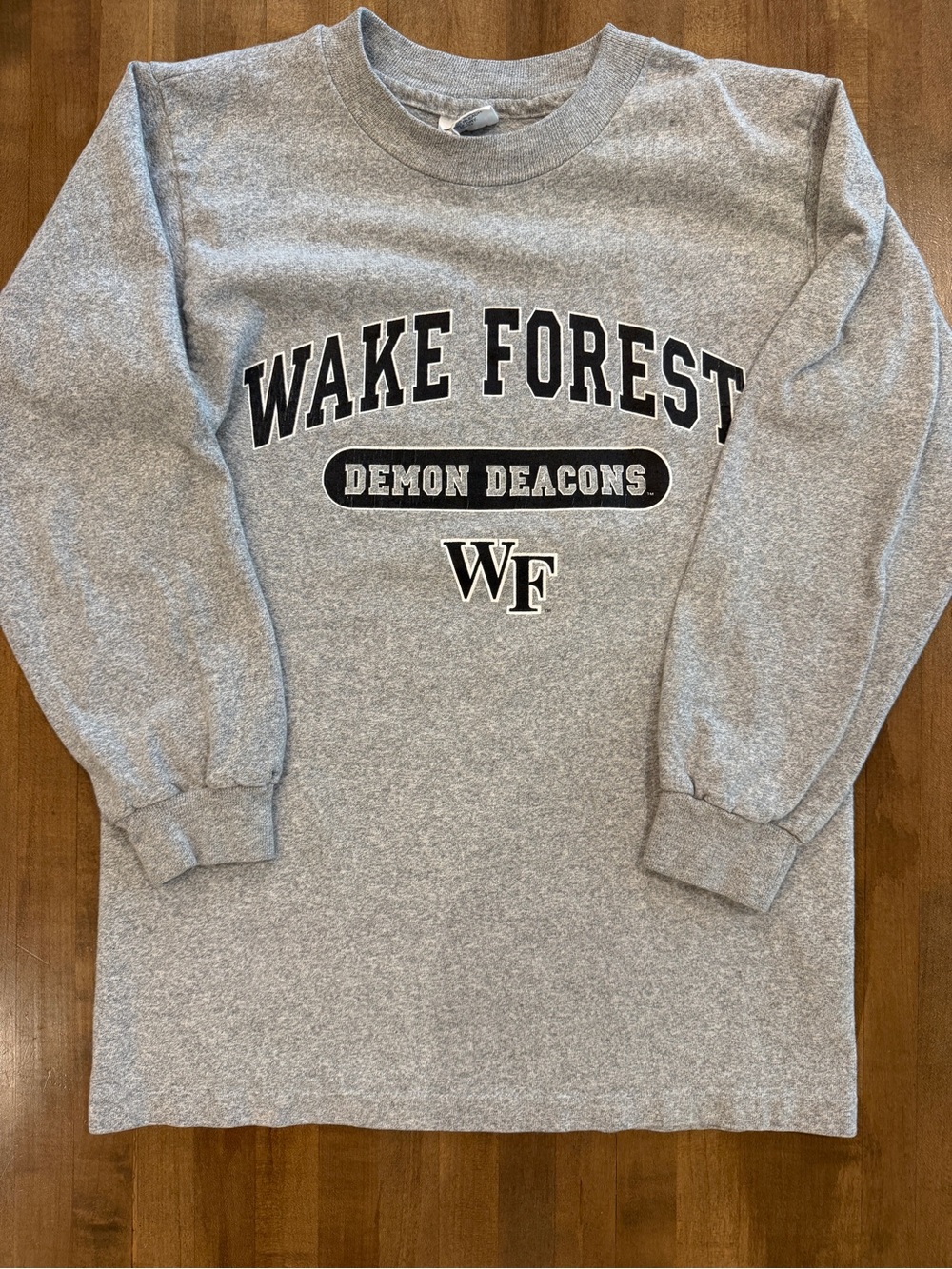 Vintage The Cotton Exchange Wake Forest University Long Sleeve Tee